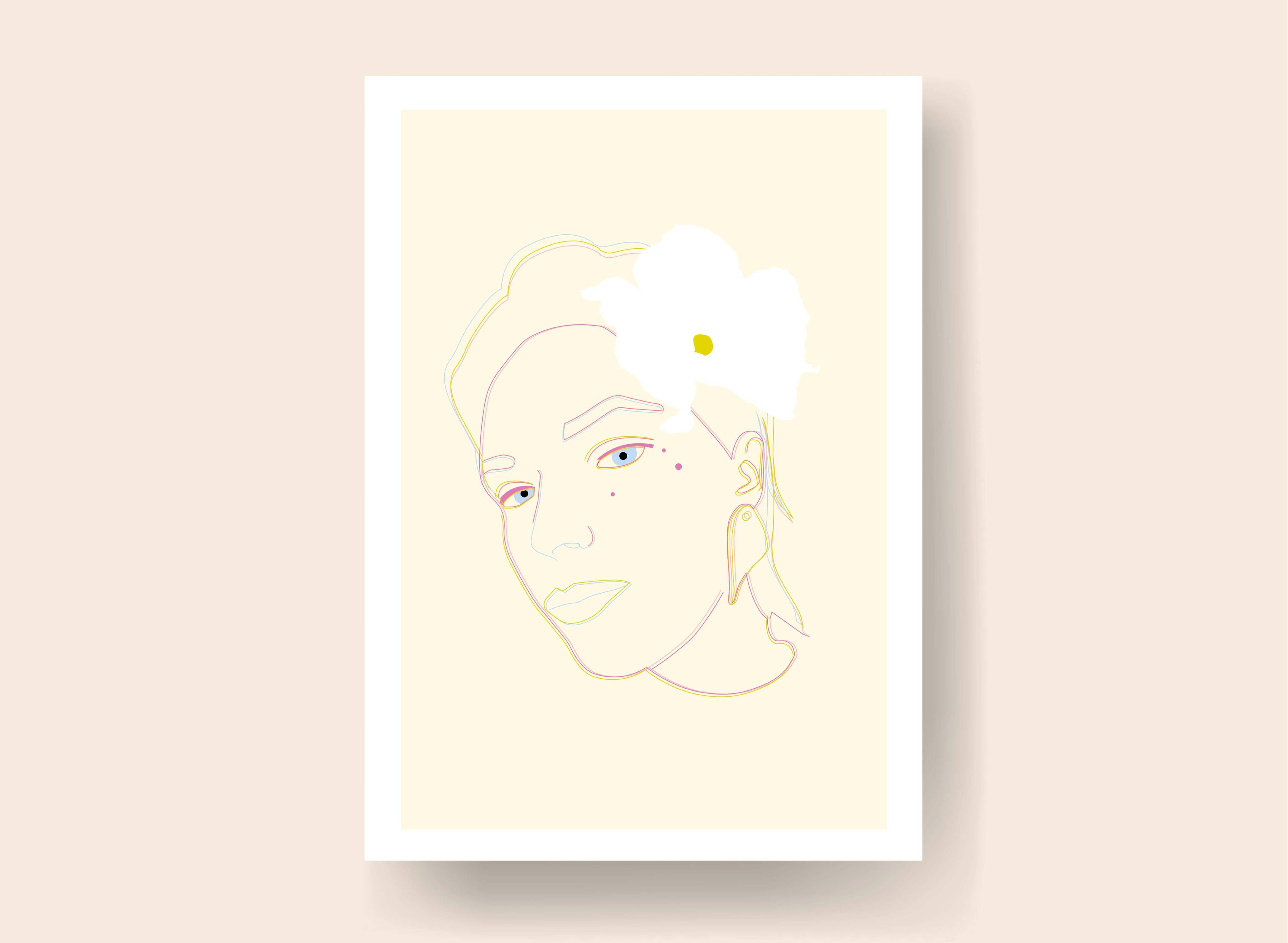 Flower Girl - Illustration A4