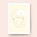 Flower Girl - Illustration A4