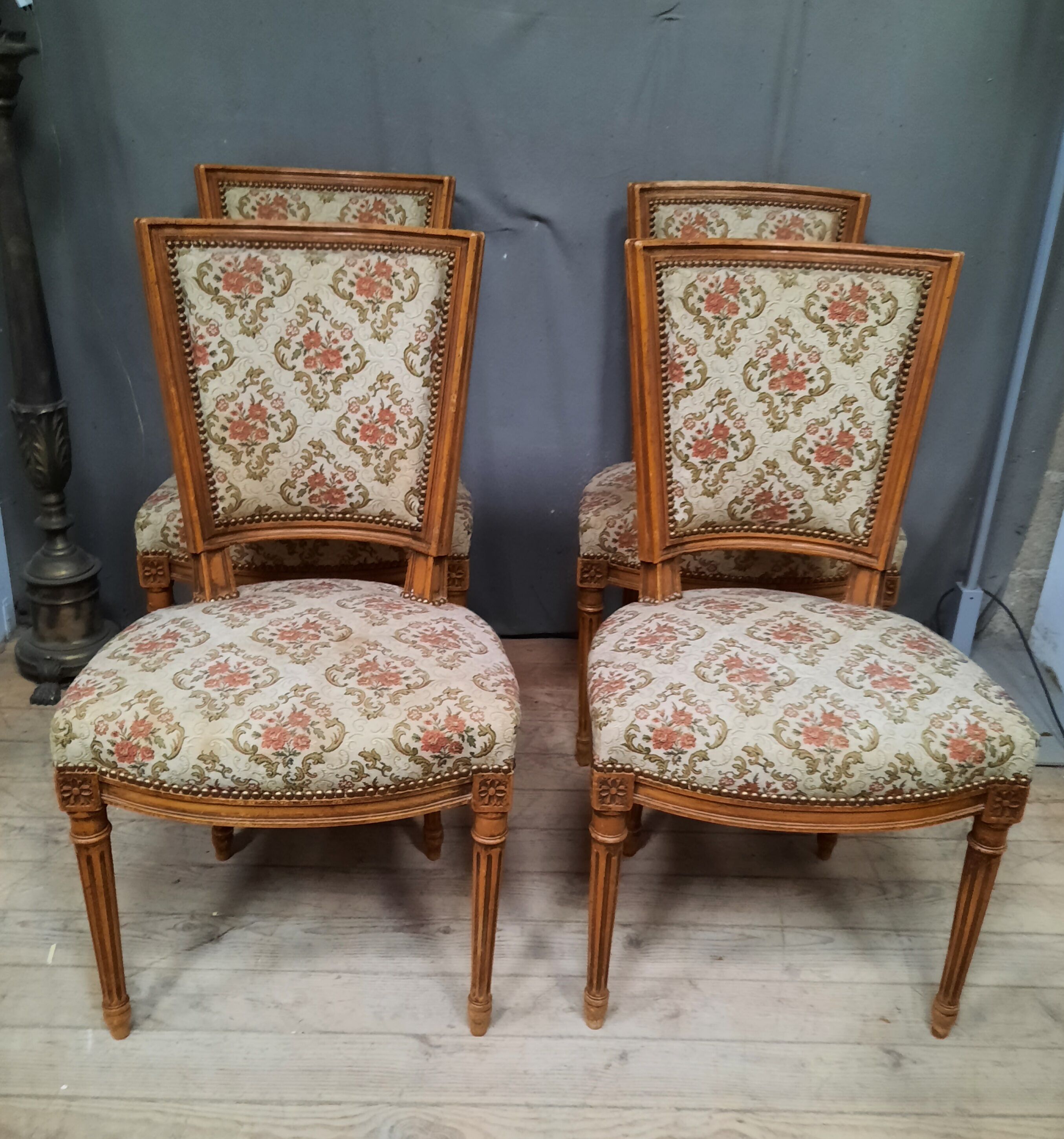 4 Louis XVI style chairs