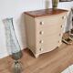 Chest of drawers with rounded front