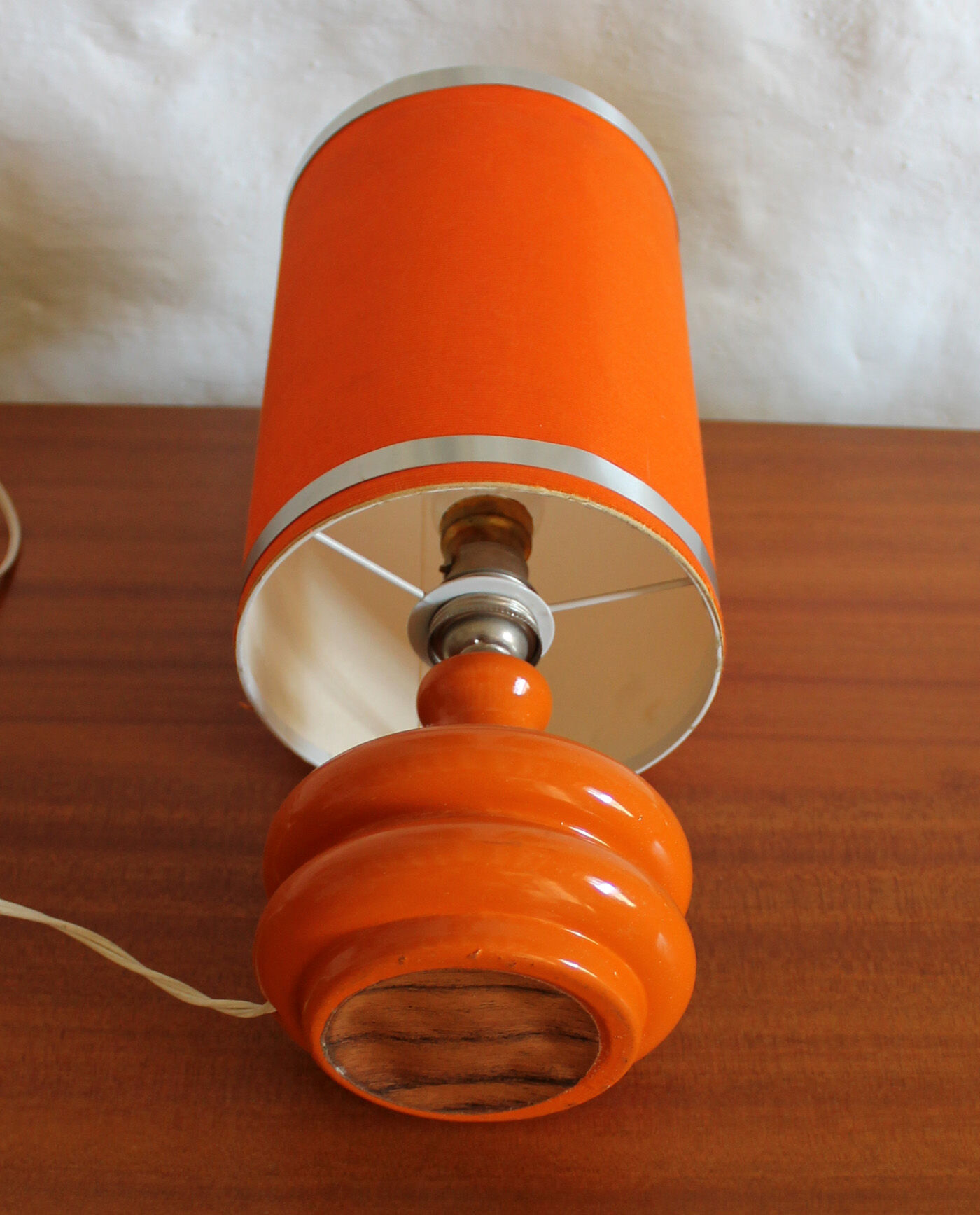Vintage orange lamp