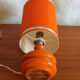 Lampe orange vintage