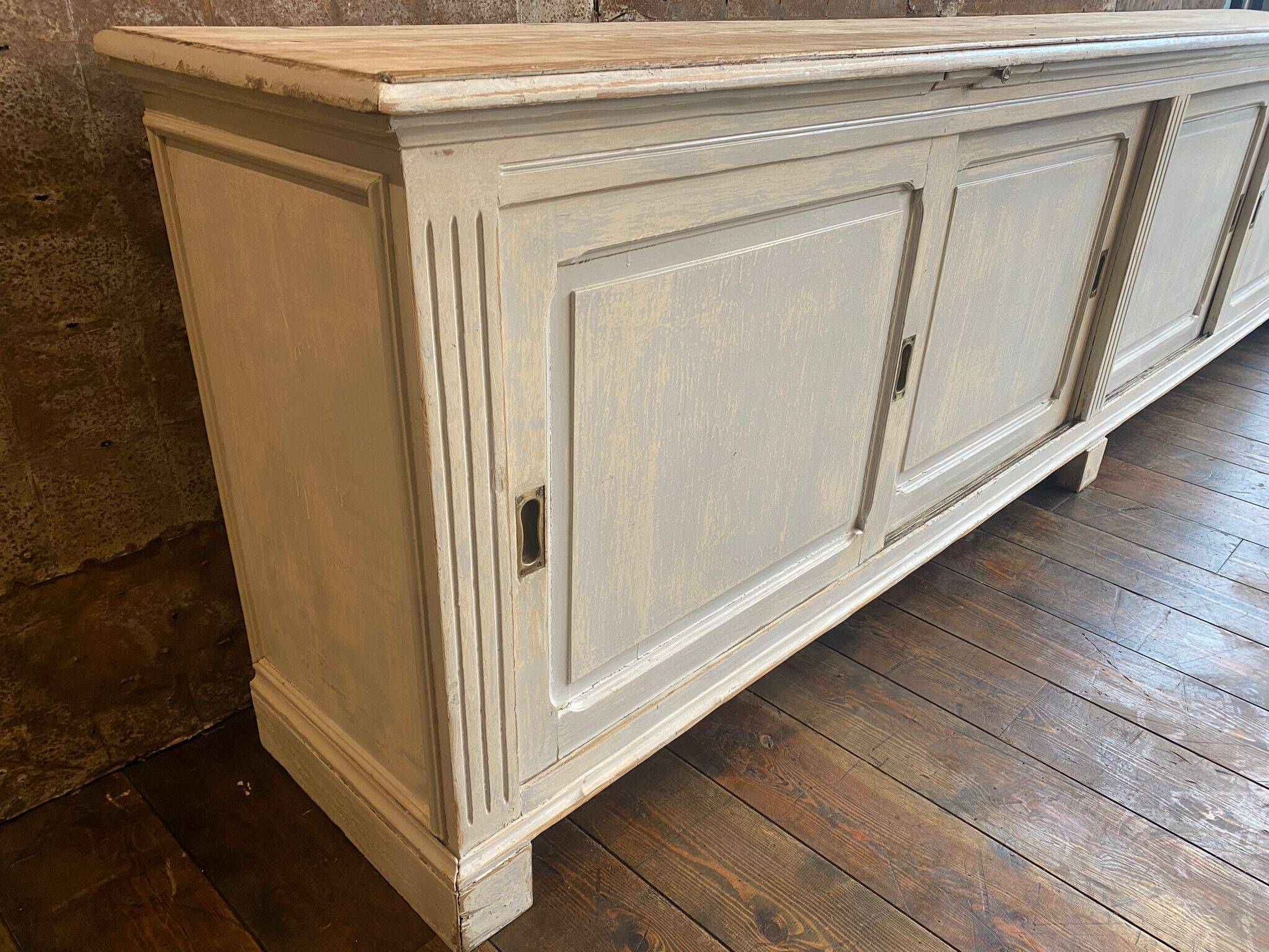 Back of bakery counter