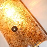 Murano glass and gold fleck wall or ceiling light, Italy 1950s