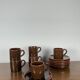 6 coffee cups with saucers, Toreboda Sweden, 1960
