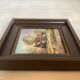 Small spring landscape painting in oil on isorel, signed.