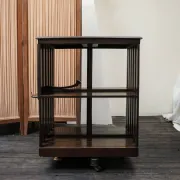 Old wooden revolving library