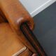 Vintage club chair in cognac-coloured leather Netherlands