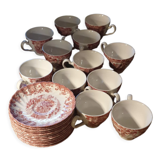 24 piece coffee service Cups and under cups JOHNSON BROS