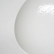 Round presentation plate Salins, design, white, 1960
