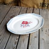 Oval dish Digoin Sarreguemines collection Josiane