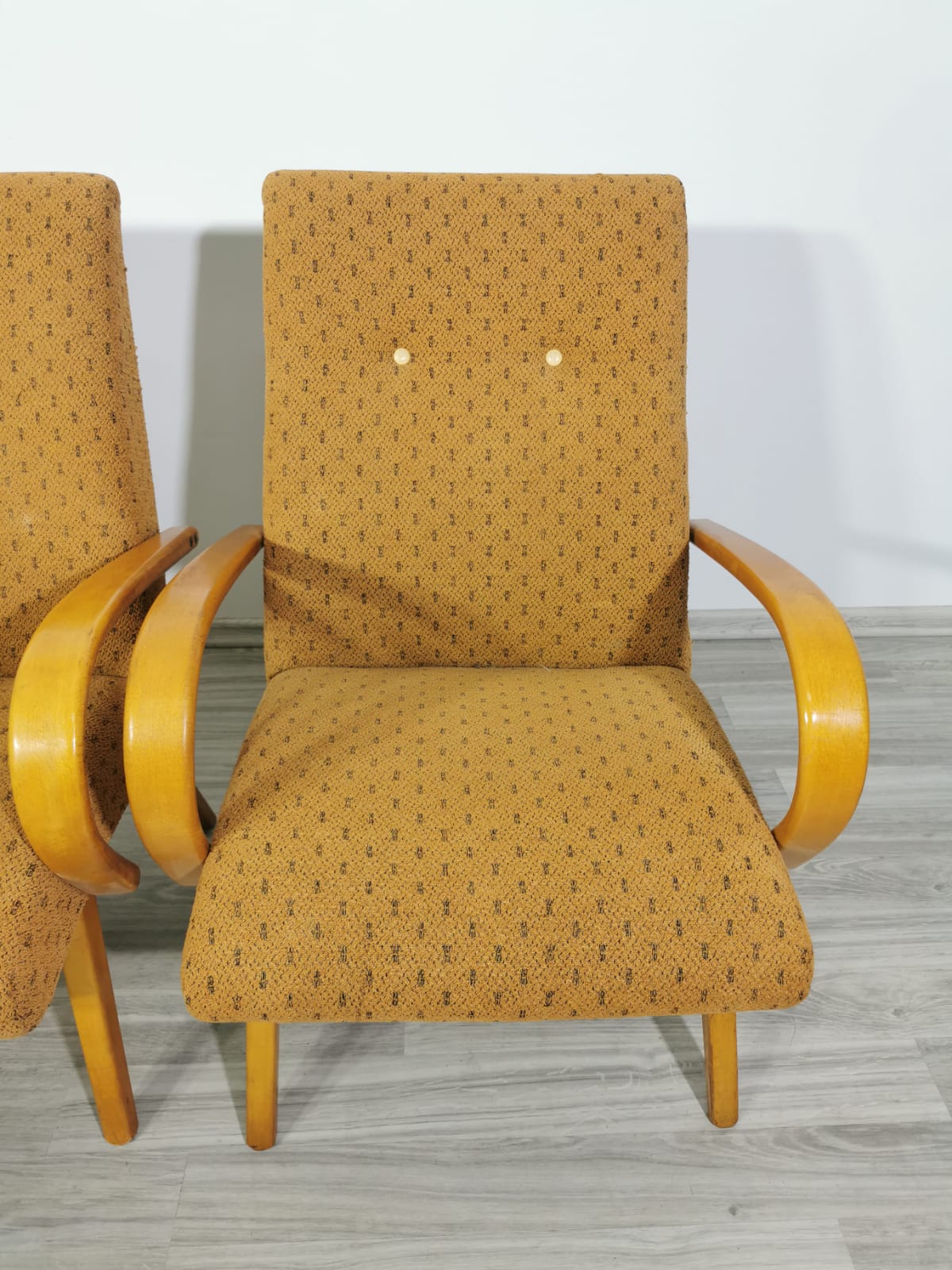 Vintage Armchairs by Jaroslav Smidek, 1960s, Set of 2