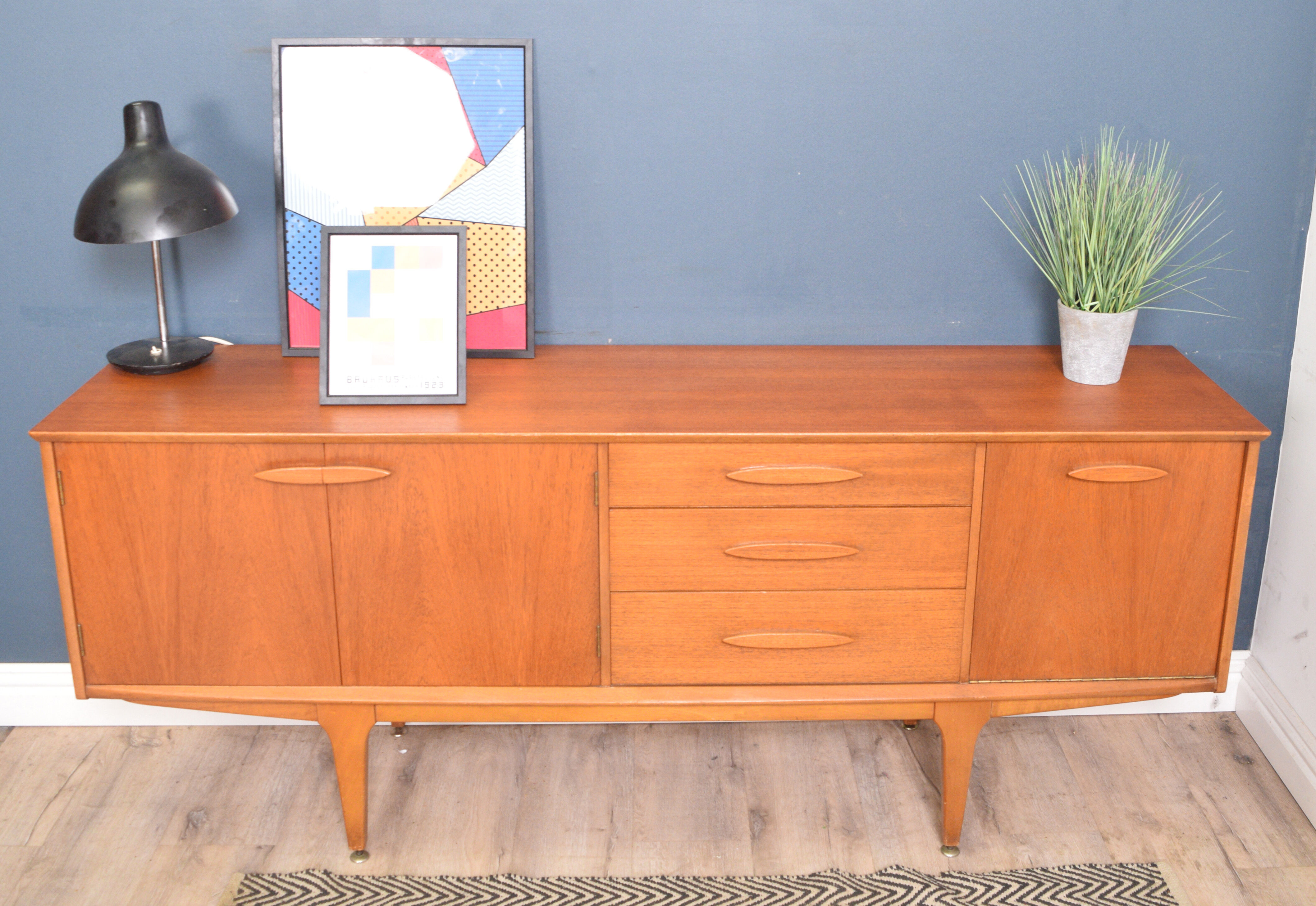 Restored Teak 1960s Jentique Sideboard Cabinet