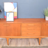 Restored Teak 1960s Jentique Sideboard Cabinet