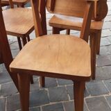 Set of 10 bistro chairs