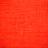 TABLE with two Italian EXTENSIONS and its 6 vintage CHAIRS of the 1970s in red color