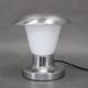 Napako Art Deco chrome and opal glass table lamp, Czechoslovakia 1930s
