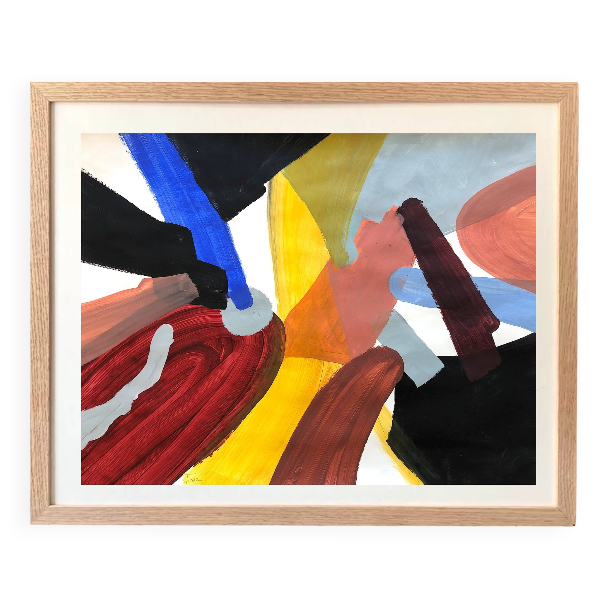 Original abstract acrylic painting