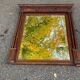 Henri II mirror in solid oak, 90x117cm, 19th century