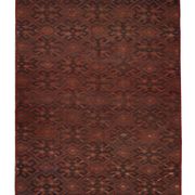 Antique Sumakh Kilim Rug, 1920s Tribal Wool Flatweave Carpet 178 x 118 cm