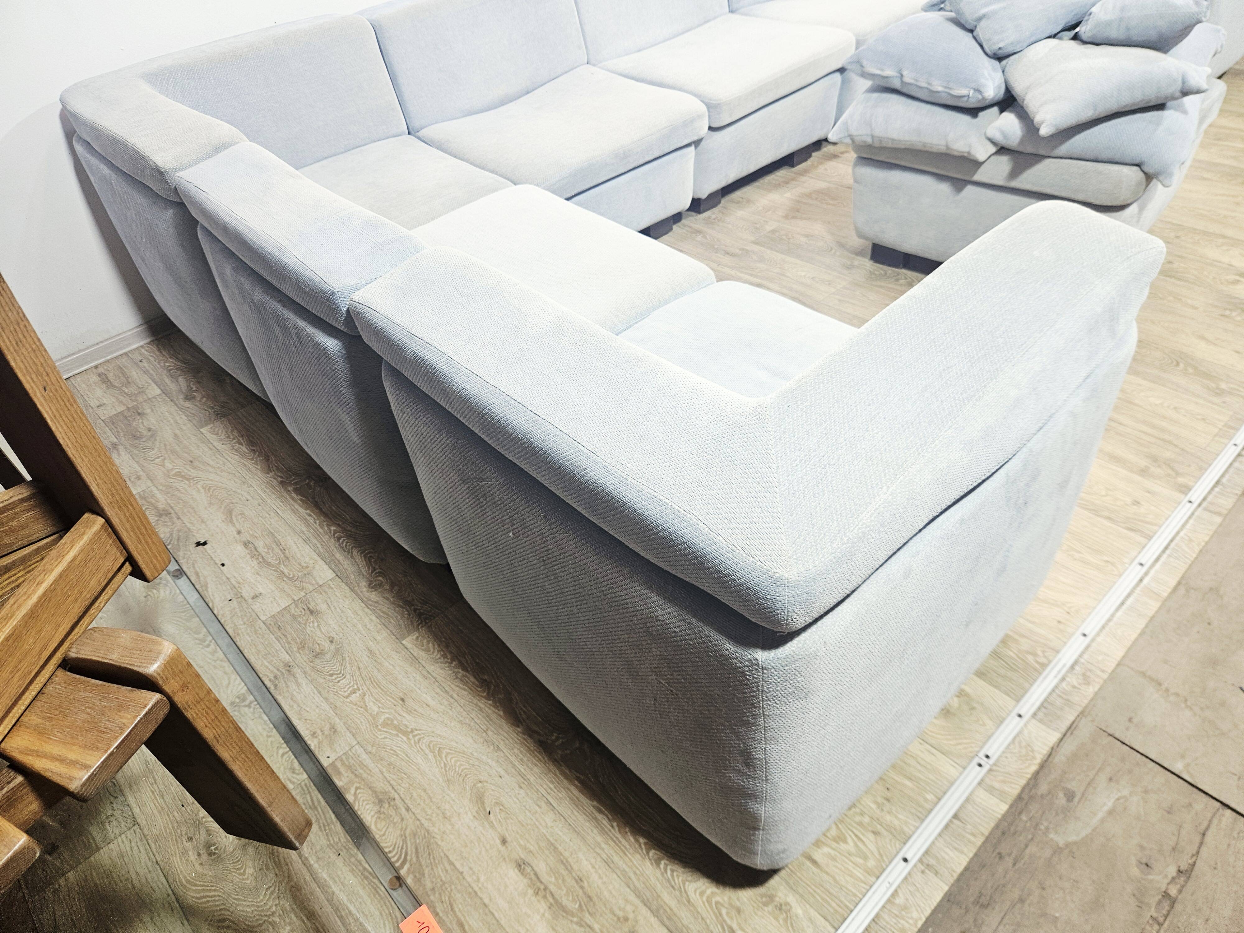 Rolf Benz modular corner sofa, 1970s.