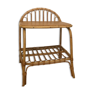 Rattan bedside