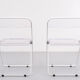 Plia folding chairs by  Giancarle Piretti for Castelli, 1970s, Italy