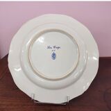 Assiette plate / Coq KG Luneville