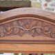 Art Nouveau dressing table dresser in carved oak, France, circa 1910