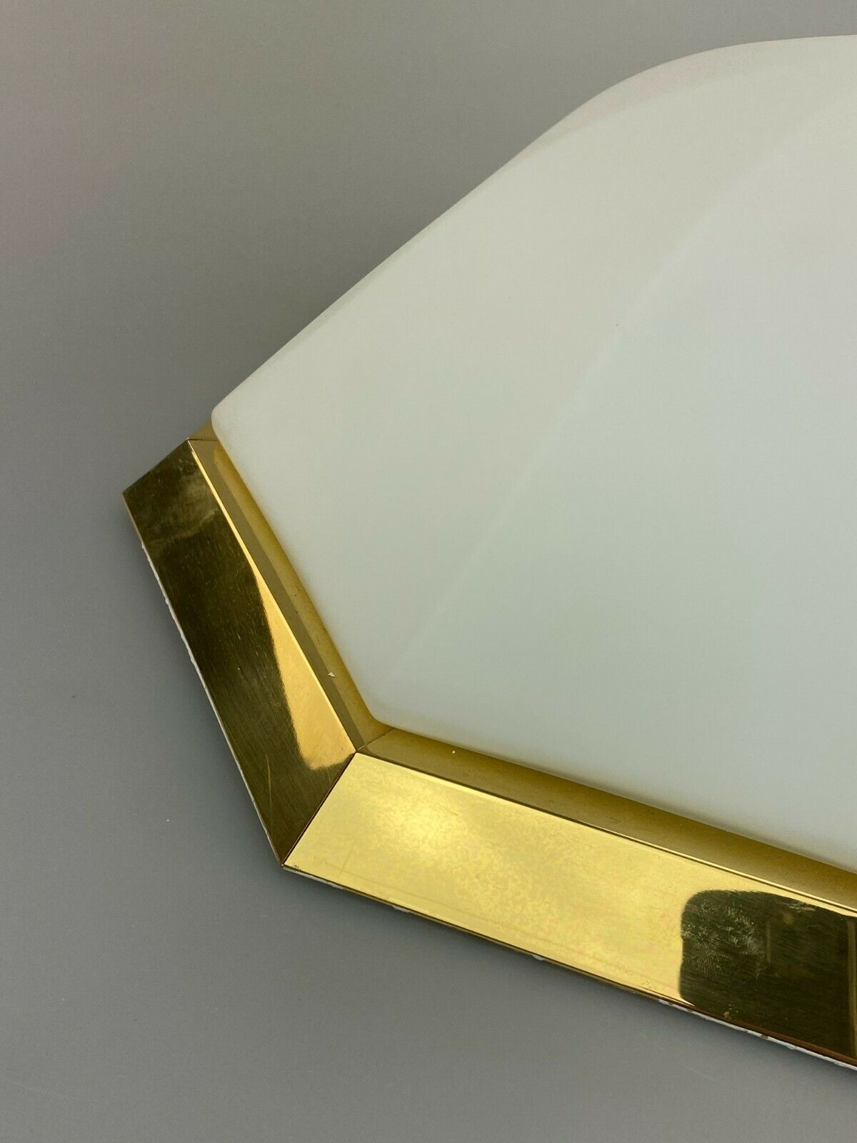 70s Limburg Glashütte Plafoniere ceiling lamp glass space design lamp 70s