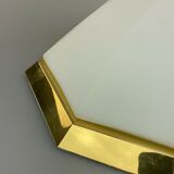 70s Limburg Glashütte Plafoniere ceiling lamp glass space design lamp 70s