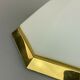 70s Limburg Glashütte Plafoniere ceiling lamp glass space design lamp 70s