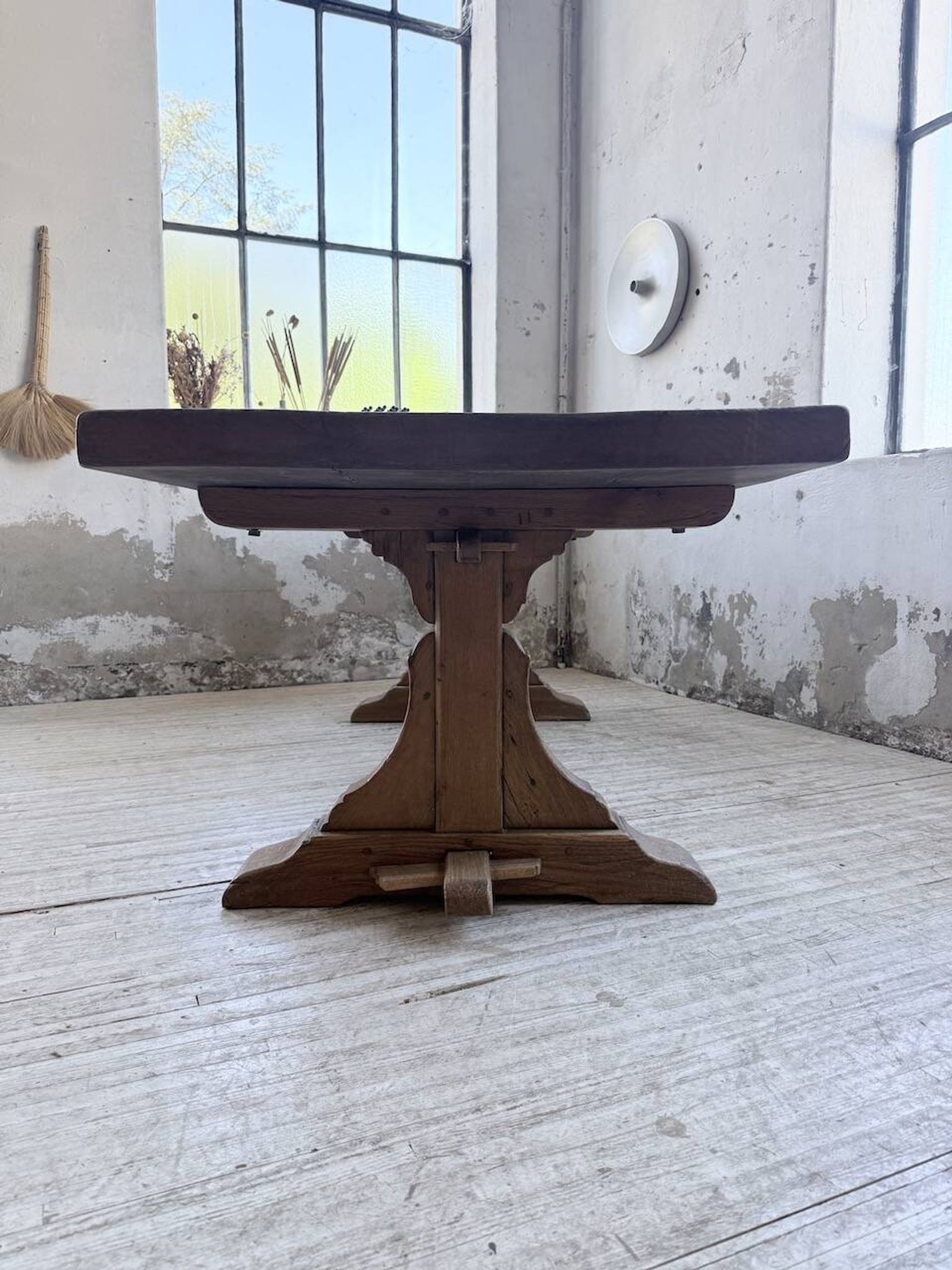 Table monastère chêne 1950 XXL
