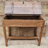 Ancien bureau - pupitre en teck birman