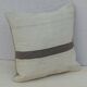 35x35cm white Kilim cushion