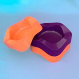 Set of 3 ashtrays "Sinus" by Walter Zeischegg