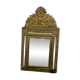 Wall cabinet / vintage mirror in gilded brass