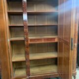 19th Century Marquetry Mirror Cabinet