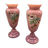 Pair of opaline vases