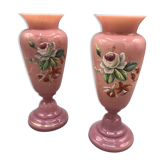 Pair of opaline vases