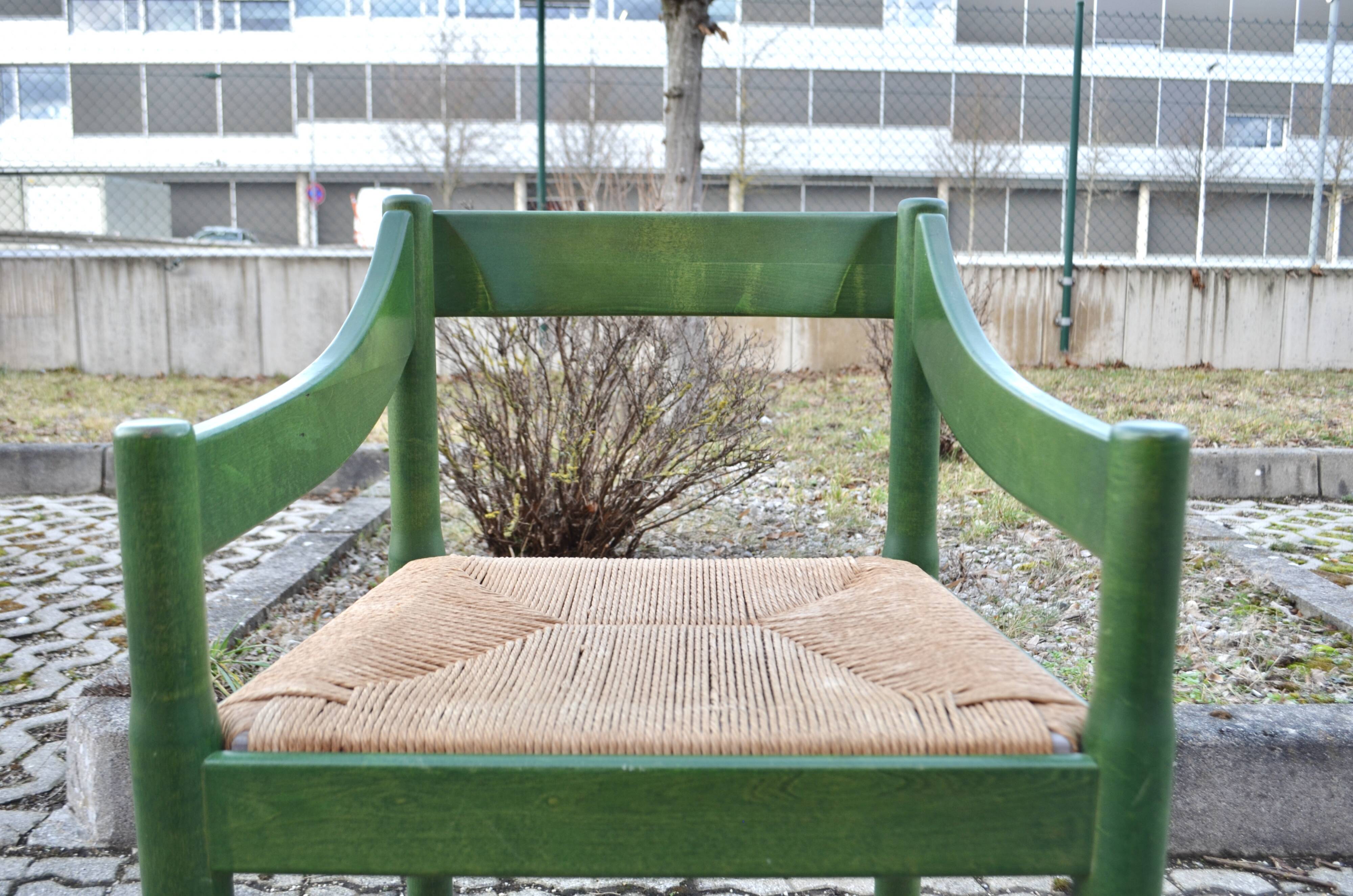 Cassina Model Carimate chair by Vico Magistretti, Set of 6