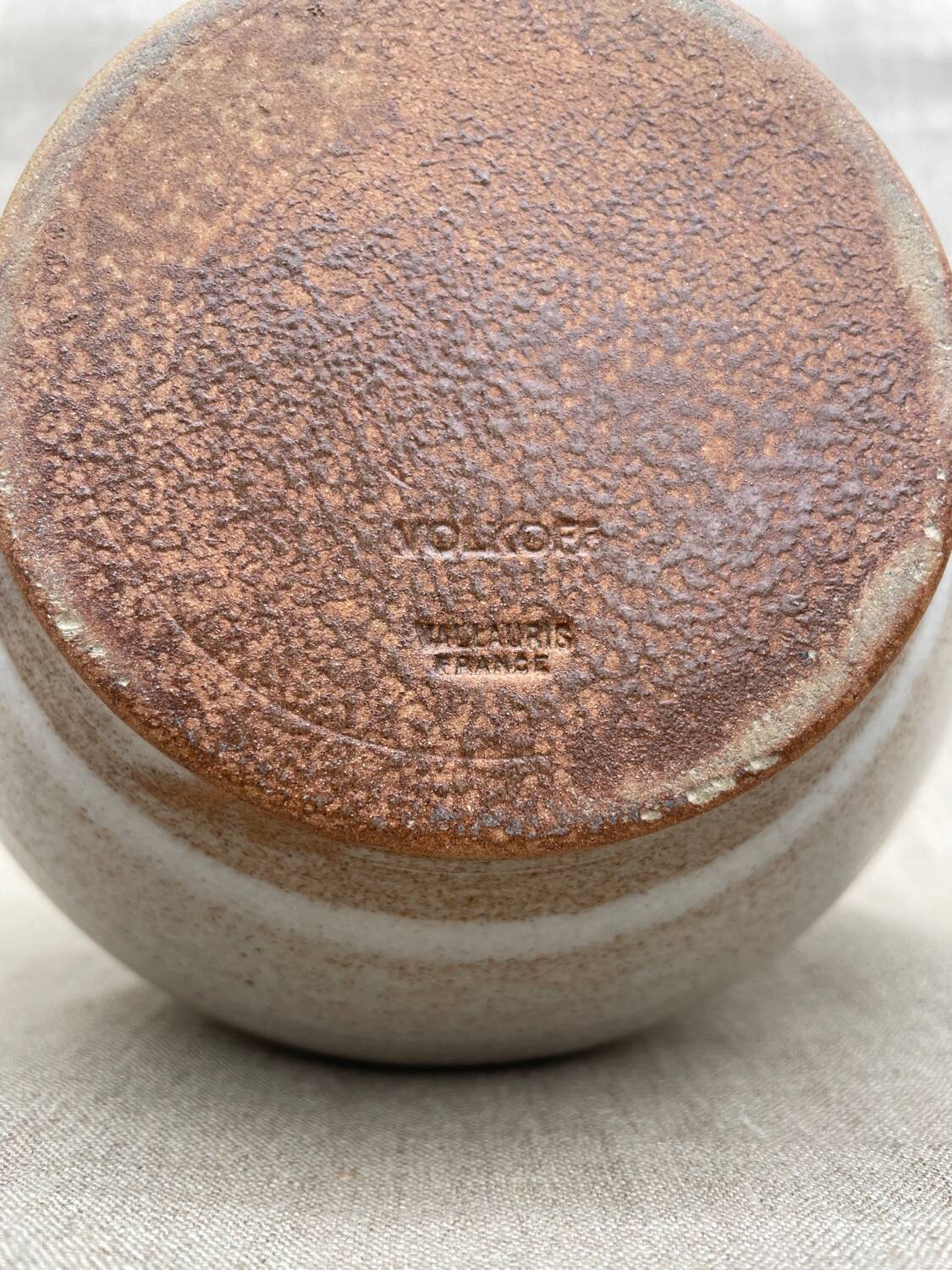 Volkoff Vallauris stoneware pitcher