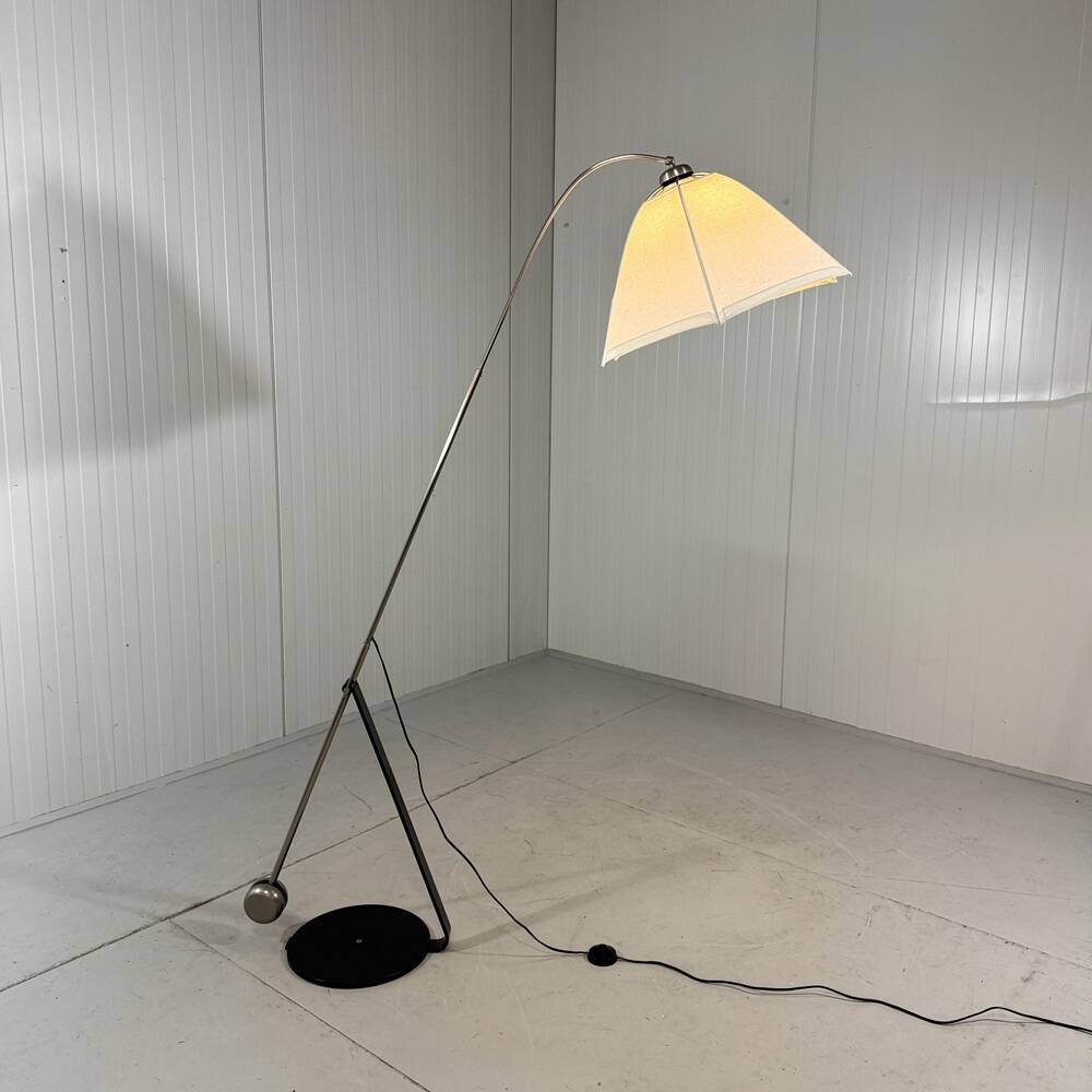Counter balance floor lamp umbrella lamp shade 1970-80’s