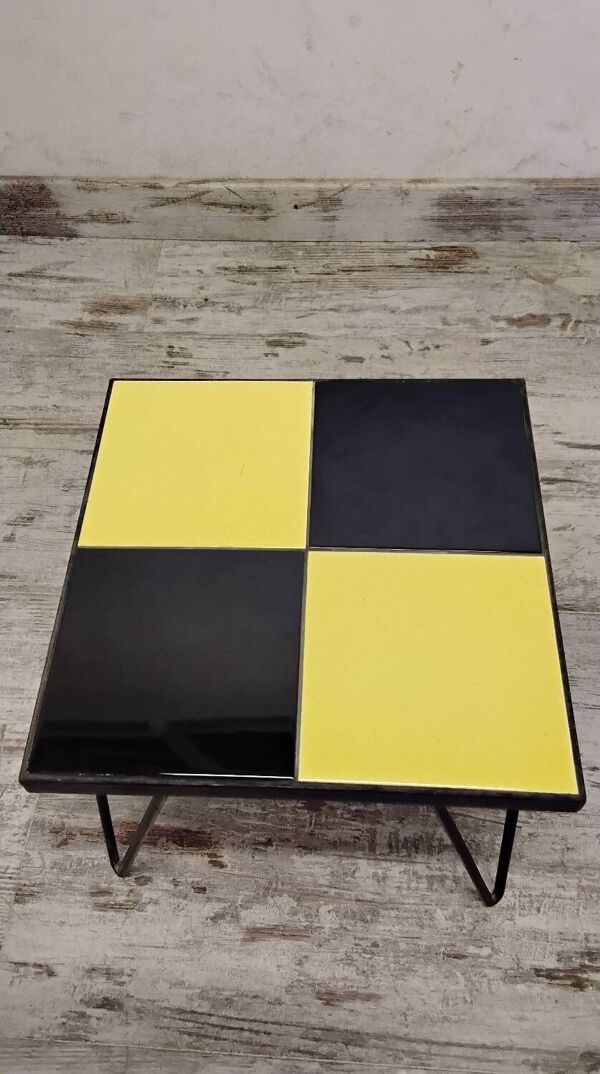 Table d'appoint, porte-plante vintage