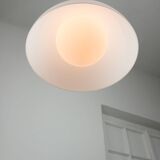 Italian Space Age Pendant in Brass and Acrylic Glass, 1970s