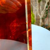 Umbrella holder plexiglass tortoiseshell
