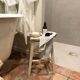 Tabouret en bois ancien