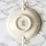Wedgwood House's old white earthenware broth and sub-cup