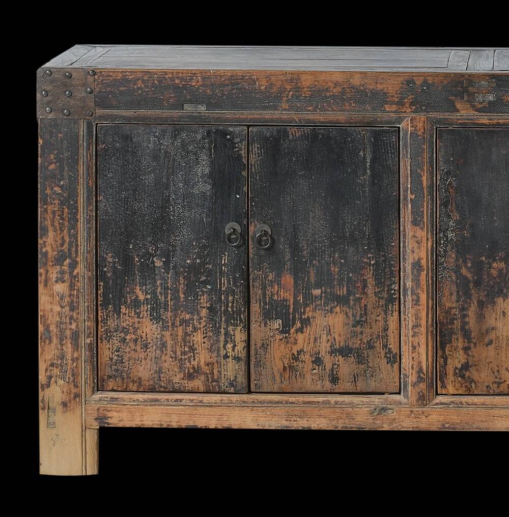 Qingdao - Antique Chinese buffet in solid elm no. 27