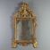 Antique mirror in gilded lime wood, Baroque sculptures, 18th century